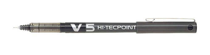 Pilot V5 Hi Tecpoint Black