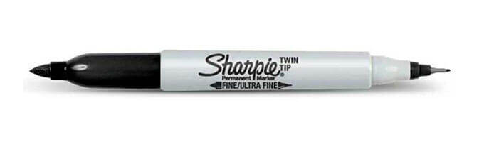Sharpie Twin Tip Marker Black
