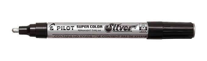 Pilot Super Color Marker Silver M