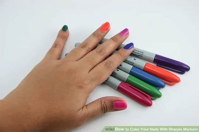 Sharpie Nail Polish