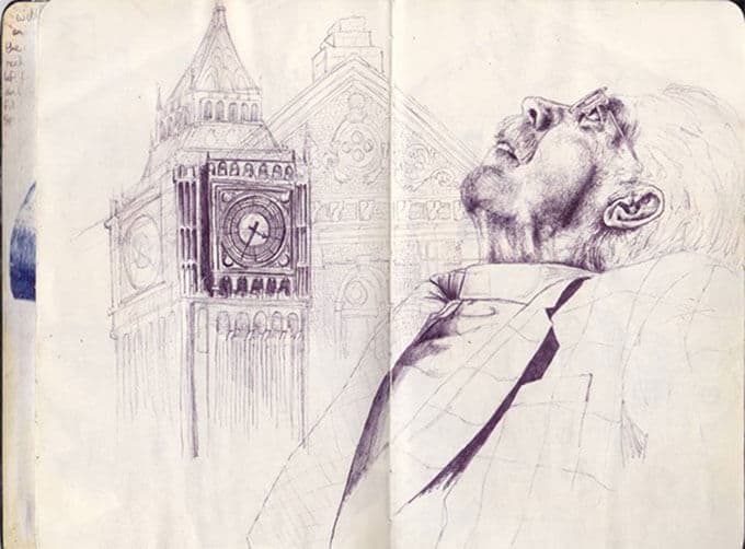 Pen Drawing Mark Powell