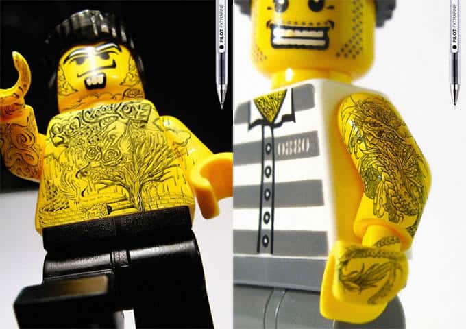 Pilot Pen Advert Lego Tatoo 2