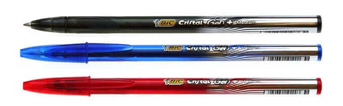 Bic Cristal Gel Pens Plus