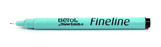 Berol Fineline Pen Black
