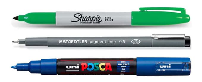 Chalkboard Lady Pens