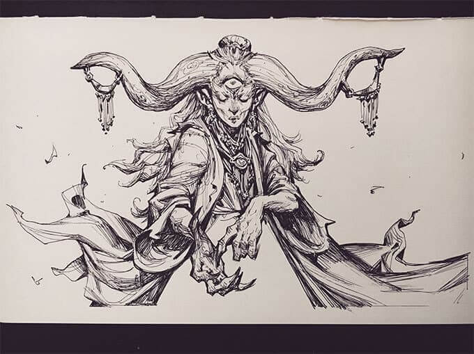 Inktober 2019 Andrew Mar