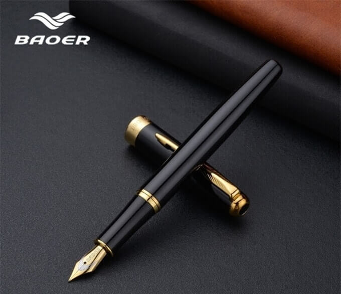 Black Baoer 388 Fountain Pen