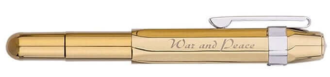 Delike Alpha Brass Fountain Pen War and Peace