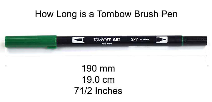 How-Long-is-a-Tombow-Brush-Pen How Long is a Tombow Brush Pen