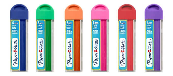 Papermate-07-mm-Colored-Lead Papermate 07 mm Colored Lead