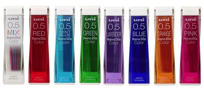 Uni-Nano-Dia-05-mm-Colored-Lead Uni Nano Dia 05 mm Colored Lead