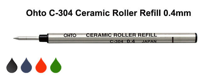 Ohto-C-304-Ceramic-Roller-Refill-04mm Ohto C 304 Ceramic Roller Refill 04mm