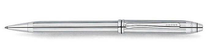 Cross-Townsend-Lustrous-Chrome-Ballpoint-Pen Cross Townsend Lustrous Chrome Ballpoint Pen