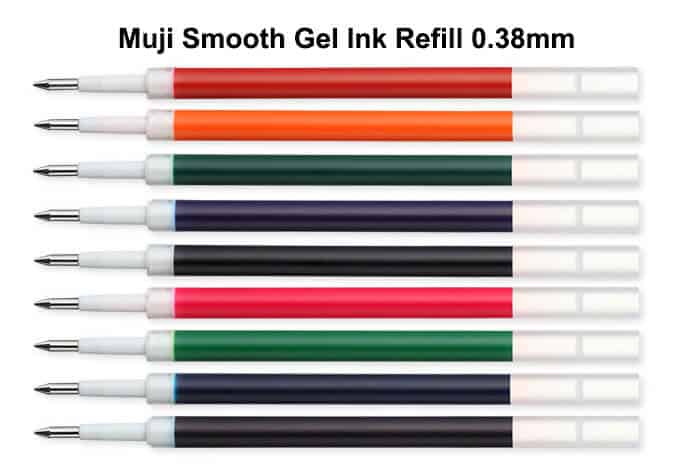 Muji-Smooth-Gel-Ink-Refill-038mm Muji Smooth Gel Ink Refill 038mm