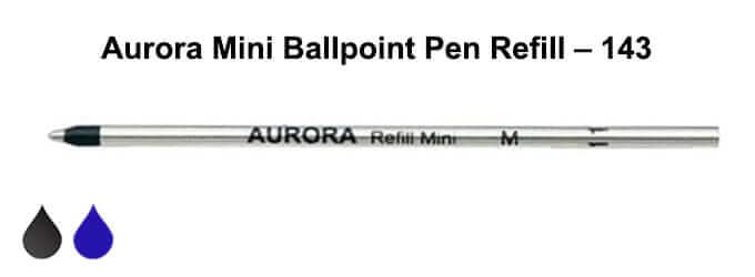 Aurora Mini Ballpoint Pen Refill 143