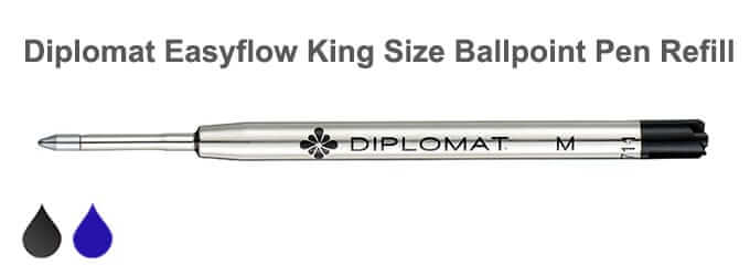 Diplomat Easyflow King Size Ballpoint Pen Refill